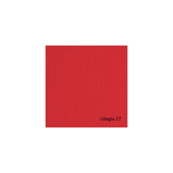 Cartoncino Elle Erre - 50x70cm - 220gr - ciliegia 27 - Fabriano - blister 20 fogli Cartoncino Elle Erre - 50x70cm - 220gr - ciliegia 27 - Fabriano - blister 20 fogli