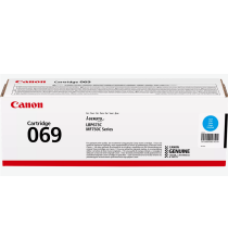 Canon 069C ciano 5093C002 toner originale per Canon i-SENSYS LBP673,MF752,MF754 capacità 1.900 pagine