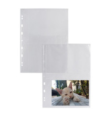 Buste forate Atla FT porta foto e cartoline - 4 spazi 13x18 cm - trasparente - Sei Rota - conf. 10 pezzi