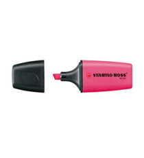 Evidenziatore Boss Mini - punta a scalpello -  tratto 2 - 5 mm - rosa 56 - Stabilo Evidenziatore Boss Mini - punta a scalpello -  tratto 2 - 5 mm - rosa 56 - Stabilo