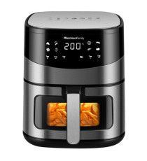 Friggitrice ad aria Arianna - doppia resistenza - 39 x 33,5 x 39,5 cm - 6,5 L - nero - Melchioni family Friggitrice ad aria Arianna - doppia resistenza - 39 x 33,5 x 39,5 cm - 6,5 L - nero - Melchioni family