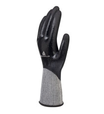 Guanti antitaglio Venicut D04 - maglia deltanocut - palmo in doppio nitrile - taglia 10 - nero - Deltaplus