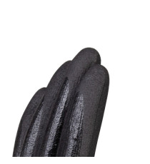 Guanti antitaglio Venicut D04 - maglia deltanocut - palmo in doppio nitrile - taglia 10 - nero - Deltaplus