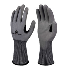Guanto antitaglio Venicut C02 - maglia softnocut - palmo in poliuretano - taglia 08 - grigio - Deltaplus