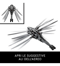 Lego Icons - Dune Atreides Ornitottero Reale - Lego 10327 dal film Dune con 8 Minifigure 1369pz Anni 18+