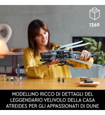 Lego Icons - Dune Atreides Ornitottero Reale - Lego 10327 dal film Dune con 8 Minifigure 1369pz Anni 18+
