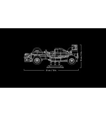 Lego Icons - Williams Racing FW14B e Nigel Mansell - Lego 10353 Modellino di Auto F1 con trofeo e pilota 799pz Anni 18+