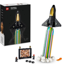 Lego Icons - Sulla Luna con Pharrell Williams - Lego 10391 ESCLUSIVO set Sulla luna con abaco 966pz Anni 18+