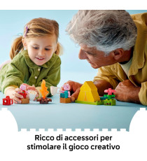 Lego Duplo - Peppa Pig Gita in campeggio - Lego 10452 con Tenda, Canoa, Falò e 2 Personaggi 32pz ANNI 2+