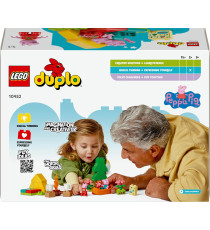 Lego Duplo - Peppa Pig Gita in campeggio - Lego 10452 con Tenda, Canoa, Falò e 2 Personaggi 32pz ANNI 2+