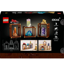 Lego Ideas - Collezione di minerali - Lego 21362  pirite dorata, l’ametista viola, la fluorite blu, la tormalina 880pz Anni 18+