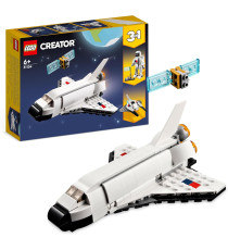 Lego Creator 3in1 - Space Shuttle - Lego 31134 Shuttle o un'astronave o in un astronauta snodabile 144pz Anni 6+