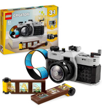 Lego Creator 3in1 - Fotocamera retrò - Lego 31147 Fotocamera o Videocamera o TV Vintage 261pz Anni 8+