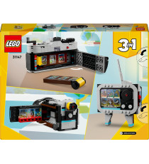 Lego Creator 3in1 - Fotocamera retrò - Lego 31147 Fotocamera o Videocamera o TV Vintage 261pz Anni 8+