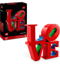 Lego Art - LOVE - Lego 31214 Iconica Scultura Pop di Robert Indiana 791pz Anni 18+