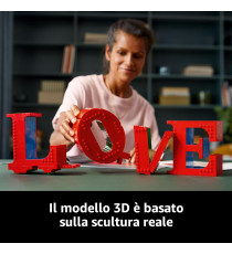 Lego Art - LOVE - Lego 31214 Iconica Scultura Pop di Robert Indiana 791pz Anni 18+