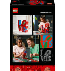 Lego Art - LOVE - Lego 31214 Iconica Scultura Pop di Robert Indiana 791pz Anni 18+