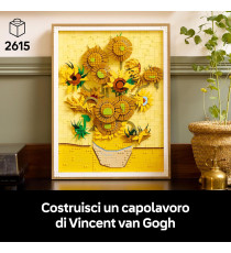 Lego Art - Vincent van Gogh – Girasoli - Lego 31215 il capolavoro di Van Gogh 2615pz Anni 18+
