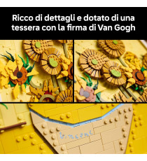 Lego Art - Vincent van Gogh – Girasoli - Lego 31215 il capolavoro di Van Gogh 2615pz Anni 18+