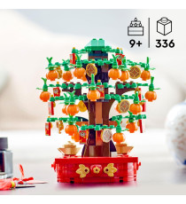 Lego The Botanical Collection - L’albero dei soldi - Lego 40648 Capodanno lunare  con mandarini,buste,monete 336pz Anni 9+