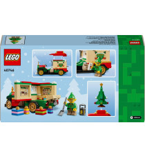 Lego Natale - Furgone delle consegne di Babbo Natale - Lego 40746 con Albero di Natale,Pacchi Regalo,Decorazioni 224pz Anni 8+