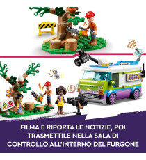 Lego Friends - Furgone della troupe televisiva - Lego 41749 Anni 6+ 446pz