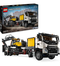 Lego Technic - Autocarro Volvo FMX ed Escavatore elettrico EC230 - Lego 42175 Veicolo e Stazione Ricarica Anni 10+ 2274pz