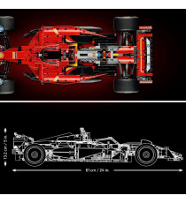Lego Technic - Monoposto F1 Ferrari SF-24 - Lego 42207 in Scala 1:8 con Motore V6, Cambio, Sterzo e DRS Anni 18+ 1361pz