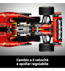 Lego Technic - Monoposto F1 Ferrari SF-24 - Lego 42207 in Scala 1:8 con Motore V6, Cambio, Sterzo e DRS Anni 18+ 1361pz