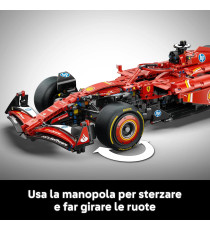 Lego Technic - Monoposto F1 Ferrari SF-24 - Lego 42207 in Scala 1:8 con Motore V6, Cambio, Sterzo e DRS Anni 18+ 1361pz