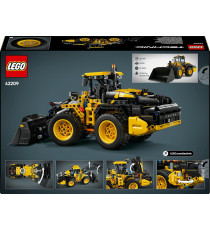 Lego Technic - Pala gommata Volvo L120 Electric - Lego 42209 Ruspa da Cantiere con Sterzo Articolato e Pala Anni 9+ 973pz