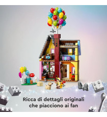 Lego Disney - Casa di “Up” - LEGO 43217 con Palloncini e Figure di Carl, Russell e Dug Anni 9+ 598pz