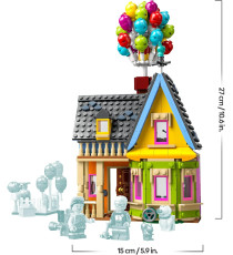 Lego Disney - Casa di “Up” - LEGO 43217 con Palloncini e Figure di Carl, Russell e Dug Anni 9+ 598pz