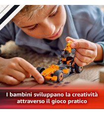 Lego City - Pilota e monoposto McLaren F1 - Lego 60442 Macchina da Formula 1 con Minifigure Anni 6+ 86pz