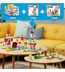 Lego Super Mario - Starter Pack Avventure di Peach - Lego 71403 con Principessa Interattiva,Toad Giallo,Lemmy Anni 6+ 354pz