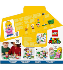 Lego Super Mario - Starter Pack Avventure di Peach - Lego 71403 con Principessa Interattiva,Toad Giallo,Lemmy Anni 6+ 354pz
