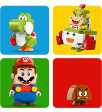 Lego Super Mario - Avventure di LEGO® Mario interattivo - Lego 71439 con i Personaggi Nintendo di Bowser e Yosh Anni 6+ 218pz
