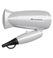 Asciugacapelli da viaggio Handy Style New - 13,5x8x20,5 cm - 1200 W - 220/240 V - grigio - Melchioni family