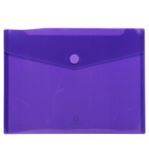 Busta a tasca con chiusura in velcro - PPL - 24 x 32 cm - colori assortiti - Exacompta