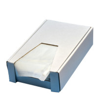 Busta adesiva portadocumenti - senza stampa - C5 (23 x 15 cm) - carta - trasparente - Eco - Starline - conf. 250 pezzi