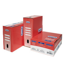 Buste forate La 500 - Superior - buccia - 22 x 30 cm - trasparente - Favorit - conf. 500 pezzi