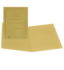 Cartellina semplice con stampa - 145 gr - 25 x 34 cm - giallo - cartoncino manilla - Cartotecnica del Garda - conf. 100