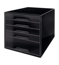 Cassettiera Drawer Cabinet Cube 5 - 28,7 x 27 x 36,3 cm - nero - Leitz