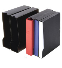 Custodia per raccoglitore 100 - dorso 13,5 cm - nero - Sei Rota