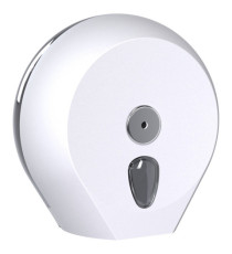 Dispenser linea EColored di carta igienica in rotolo Mini Jumbo - 27 x 12,8 x 27,3 cm - plastica - adamello white - Mar