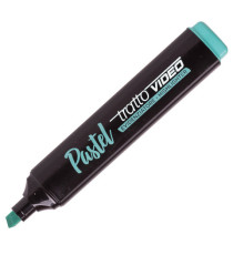 Evidenziatore Video Pastel - punta a scalpello - tratto da 1 - 5 mm - colori assortiti - Tratto - astuccio 4 pezzi