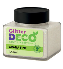 Glitter Bio grana fine - 120ml - iridescente - Deco