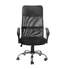 Poltrona direzionale CH5 - con braccioli fissi - nero/nero - Unisit