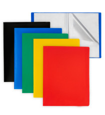 Portalistini Eco - PP - 22 x 30 cm - 30 buste lisce - colori assortiti - Starline