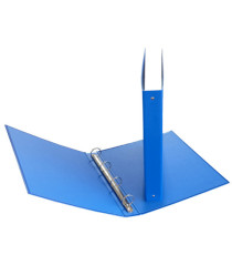 Raccoglitore - 22 x 30 cm - 4 anelli tondi 30 mm - dorso 4 cm - azzurro - Starline